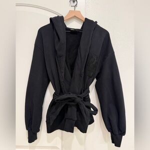 Black Hooded.. Fancy Homebody Cozy Flight 2 piece set